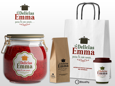 Delicias Emma Para ti con amor... Logo