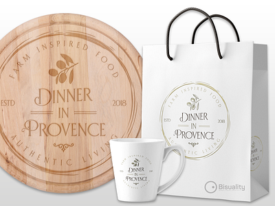 Dinner In Provence Logo dinnerinprovence dinnerinprovenceblog dinnerinprovenceoregon farmfood food foodblog gourmet gourmetfood logo logodesigner oregon provincefood vintage vintagefood