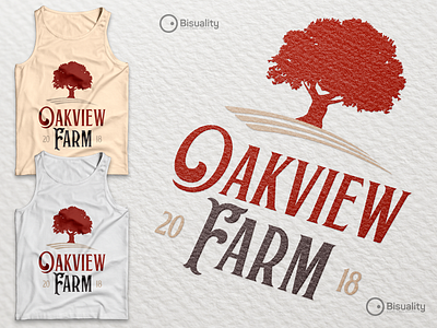 Oakview Farm farmer farmers farmhouse farmlife logo logodesigner logoshop oak view oakview oakview farm oakview farms oakviewfarm