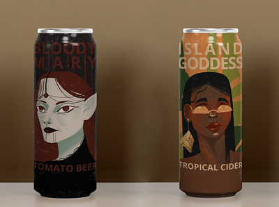 beer design art branding design illustration woman