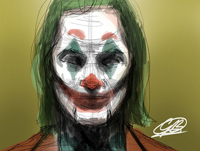 Joker character design design draw illustration