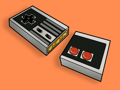 NES chocolate bar cult design illustration illustration digital