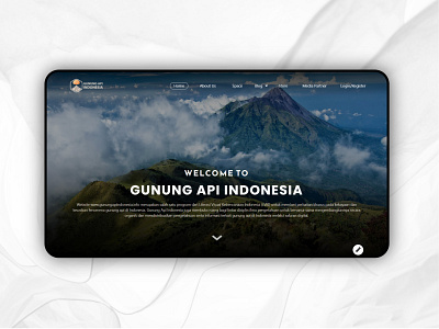 Gunung Api Indonesia 3d animation branding design graphic design illustration landingpage logo motion graphics ui website
