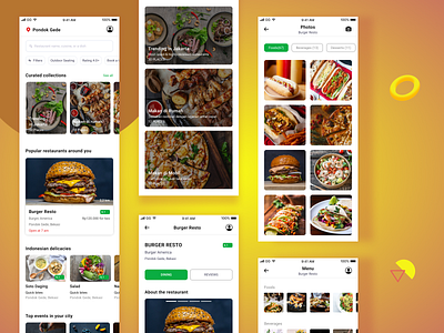 Food Delivery App app food mobile ui ux