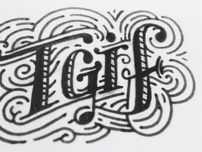 tgif lettering