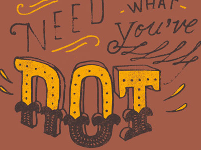 Words to live by handlettering lettering texture vector