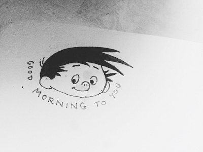 GMTY Bobby 90s cartoon illustration lettering morning retro