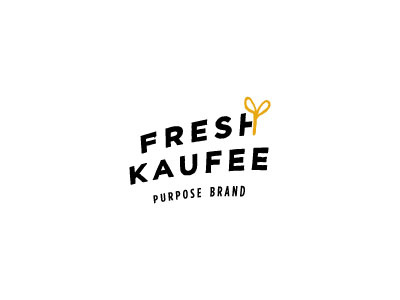 Fresh Kaufee brand growth hand lettering shirts