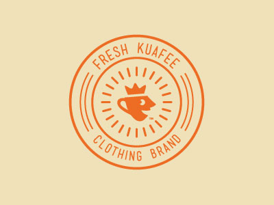 Kaufee Seal coffee logo seal stamp vector