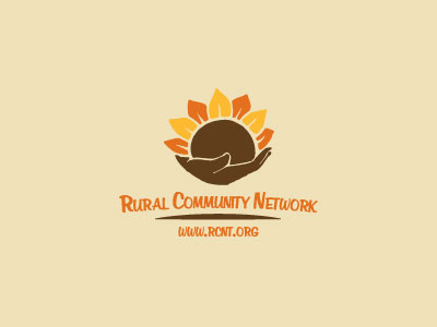 RCNT africa charity hand illustrations logo design mark plant sun flower vector