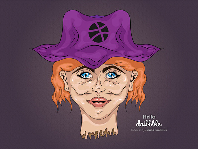 Hello dribbble! cartoon cartoon character cartoon illustration character character design debut debut shot dribbble first first shot hello hellodribbble illustration mobar mobar design witch woman