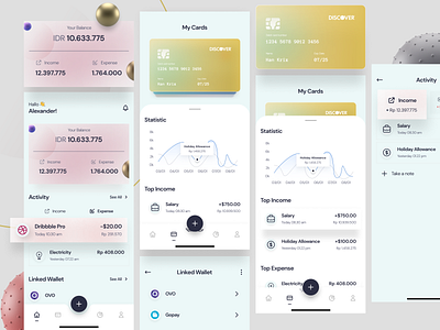 Financial UI Concept - Mobile Design App