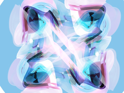 Pink And Blue art colorful digital pretty