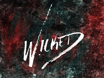 Wicked! Hand-lettering hand lettering ink punk type typography wicked