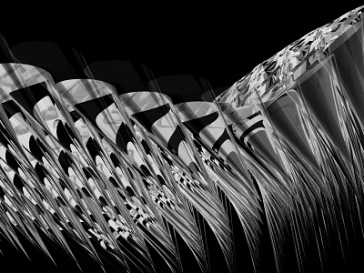 Spikes 2 3d modeling pattern spikes