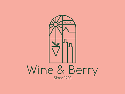 Daily Logo | Geometric Logo berry dailylogochallenge design geometric design logo logo design logodesign logodesigns unonew vector wine