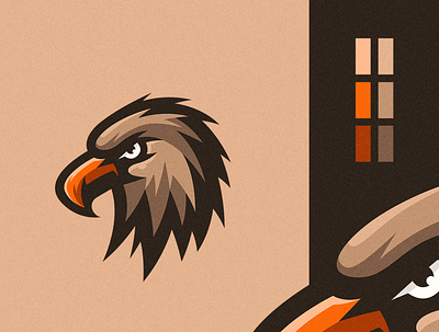 Eagle Mascot Logo animal art bird design detailed drawing eagle esports logo illustration logo mascot mascota vector