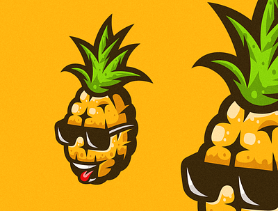 Cool Pineapple Illustration chill design detailed drawing illustration pineapple summer vector