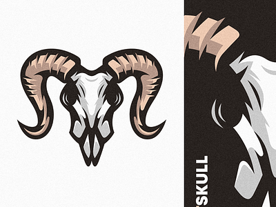 Goat Skull Illustration branding design detailed drawing esports logo goat goatskull illustration logo mascot mascota skull ui vector