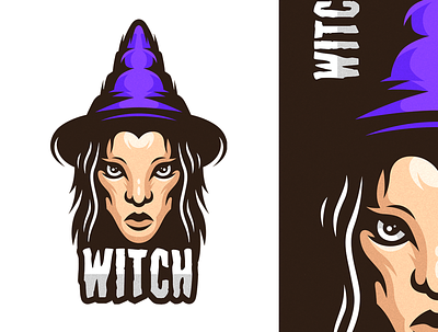 Witch Illustration design detailed drawing halloween illustration vector witch witches