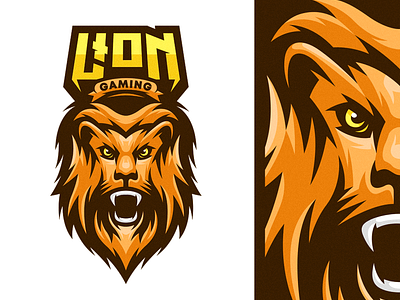 Lion Gaming Mascot Logo