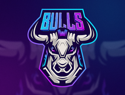 Cyber Robo Bull Mascot Logo branding bull cyber design detailed drawing esports logo illustration logo mascot mascot logo vector