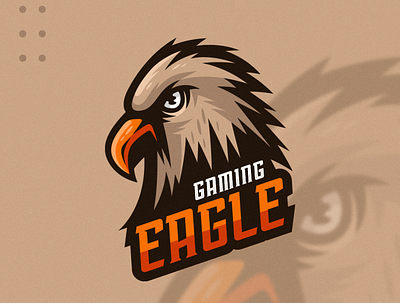 Eagle Gaming Mascot Logo bird branding design detailed drawing eagle eagles esports logo gaming illustration logo mascot vector