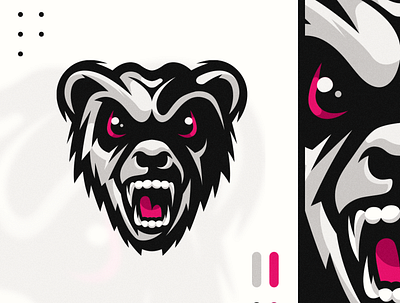 Angry Panda Mascot Logo angry panda animal mascot logo design detailed drawing esports logo gaming logo illustration logo mascot logo panda panda mascot pandas vector