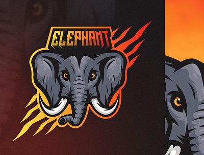 Elephant Gaming Mascot Logo Design branding design detailed digital art drawing elephant elephant gaming logo elephant mascot logo elephants esport logo esports logo illustration logo mascot logo vector vector illustration