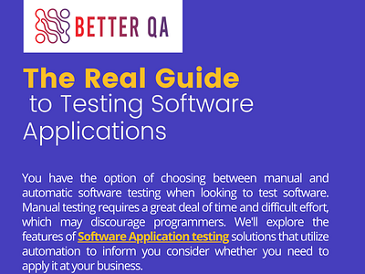 The Real Guide to Testing Software Applications