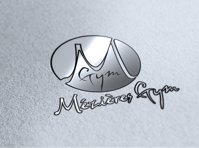 Mezieres Gym Logo branding design gym logo illustration label logo logotype movie music musicfestival techno vector