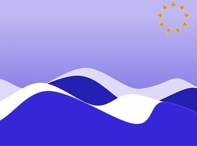 Ocean waves background design vector illustration