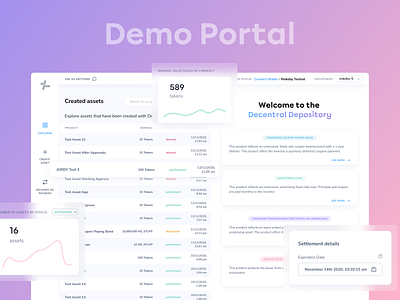 Atpar's Demo Portal app appdesign design figma figmadesign ui ux