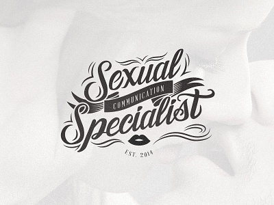 Sexual Communications Specialist branding custom type logo sex sex therapy typography
