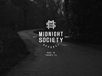 Midnight Society 2 apparel clothing logo midnight midnight society prints society t shirts toronto vintage