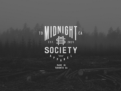 Midnight Society 3 apparel clothing logo midnight midnight society prints society t shirts toronto vintage