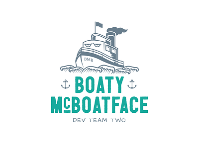 Boaty Mcboatface Logo boat boaty mcboatface designagile logo streetcontxt team waves