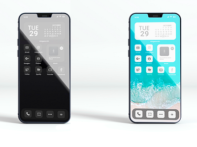 Widgets and icons design for IOS14