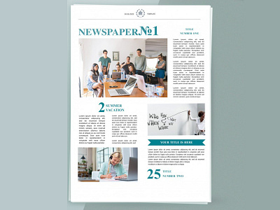 Editable Newspaper Free Google Docs Template By Free Google Docs Templates On Dribbble