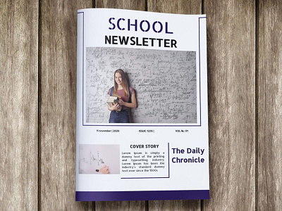 School Newsletter Free Google Docs Template By Free Google Docs Templates On Dribbble