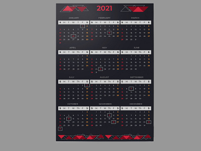 printable calendar 2021 free google docs template by free google docs templates on dribbble