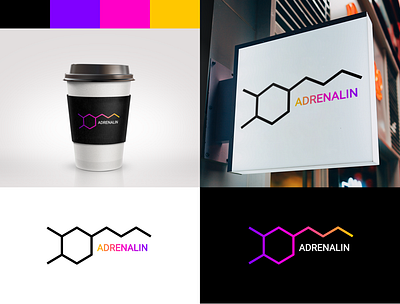 ADRENALIN logo branding design graphic design icon illustration logo ux vector