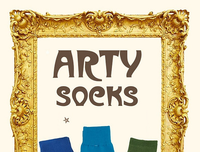 Arty Socks branding graphic design