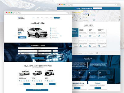 UI & UX rebranding for rentmotors.pl branding design ui ux web website
