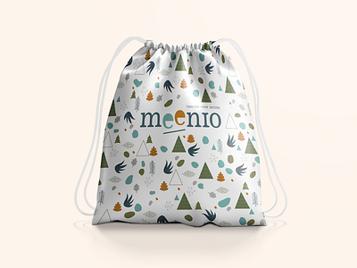Meenio backpack merch backpack bag bags brand brand design brand identity branding branding design merch merch design merchandise wear