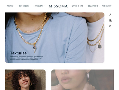 jewellery web design design minimal ui ux web website