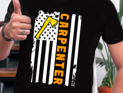 Carpenter T-shirt design graphic design illustration t shirt t shirt design tees tshirt