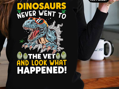 Dinosaurs Never Went To design graphic design illustration t shirt t shirt design tees tshirt