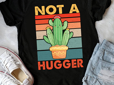 Not A Hugger branding design graphic design illustration logo t shirt t shirt design tees tshirt