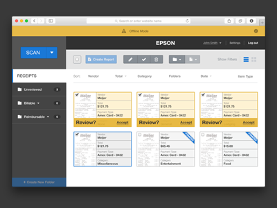 Epson OCR Platform platform ux web